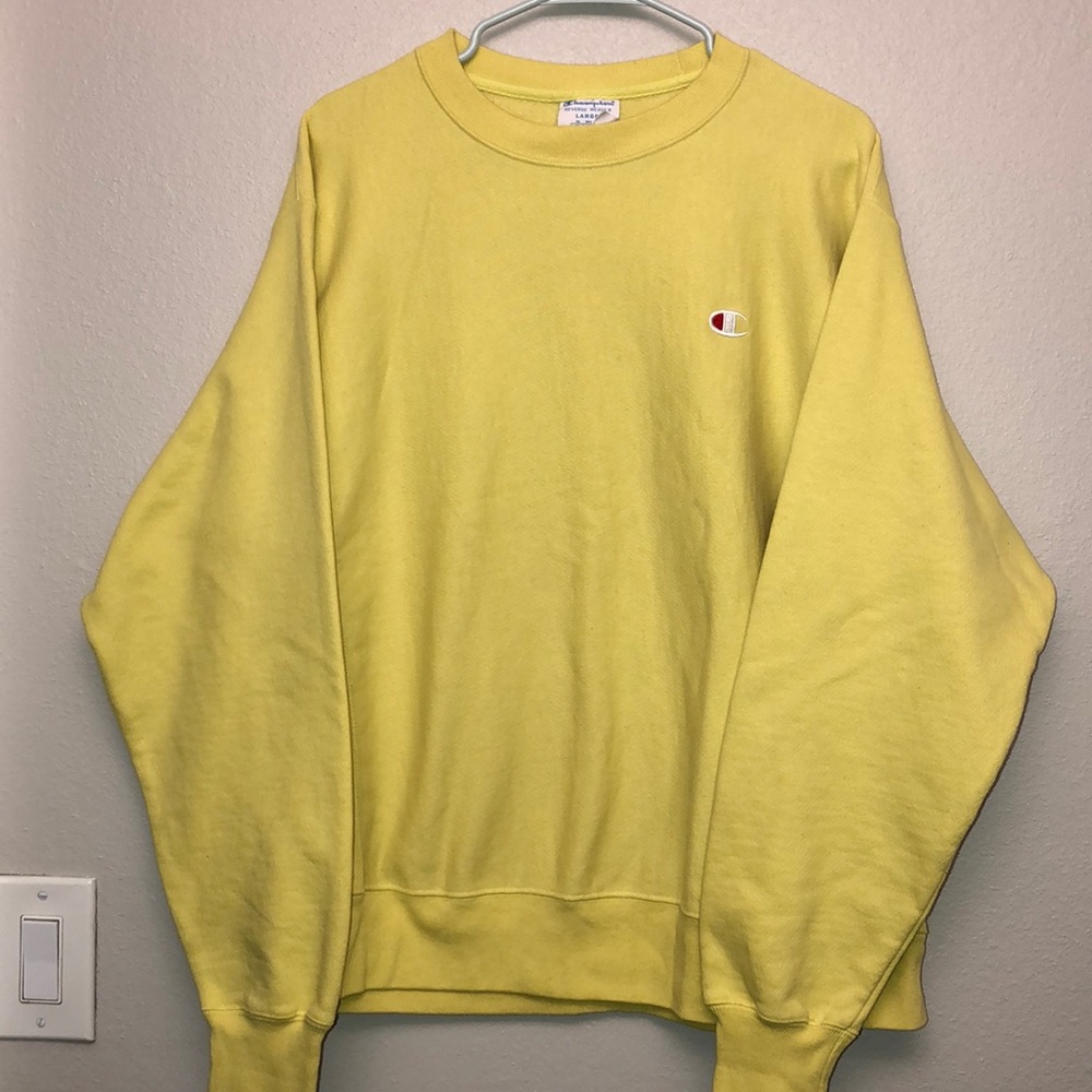 Yellow Champion Crew Neck